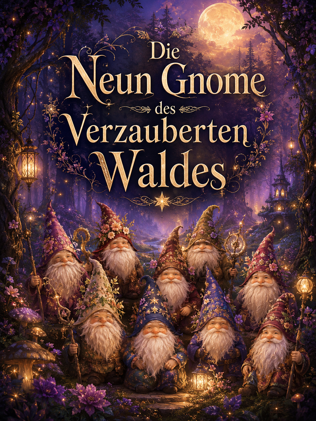 Buchcover Die Neun Gnome des Verzauberten Waldes