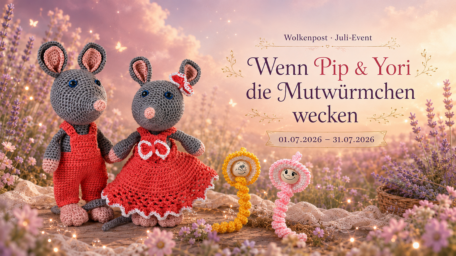 Ein Juli voller Mäusemagie und Mutwürmchen
