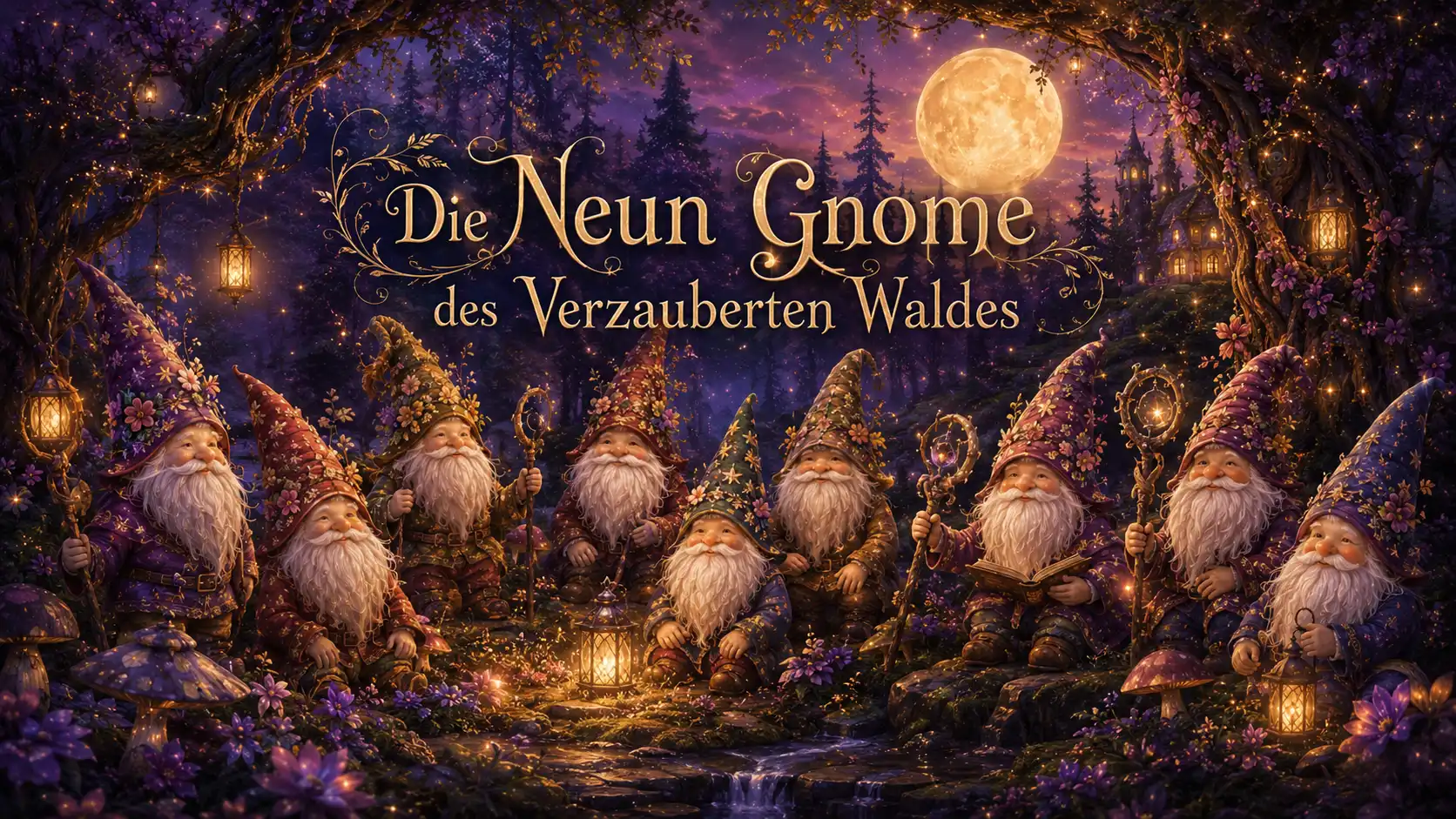 Die Neun Gnome des Verzauberten Waldes – eine Geschichte aus der ADOHA-Wolkenwelt